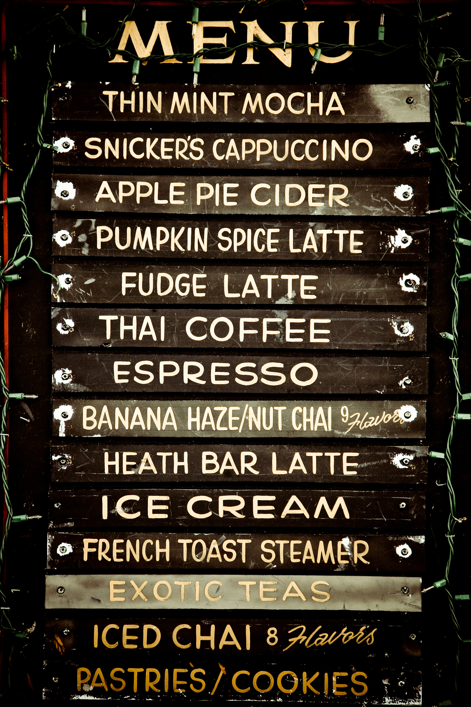 menu board